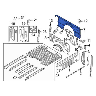 Ford OE - Rear Right Outer Truck Bed Panel