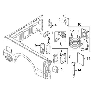 Ford OE - Pick Up Box - Cargo Area Trim