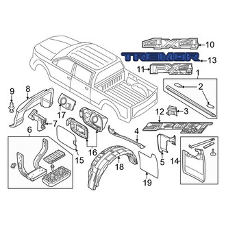 Ford OE - Rear Truck Bed Decal