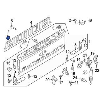 Ford OE - Tailgate Gap Cover Nut