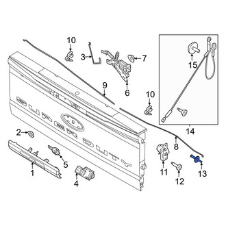 Ford OE - Rear Tailgate Striker Plate