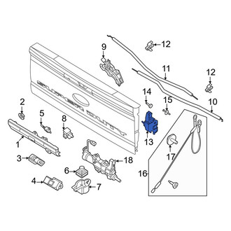 Ford OE - Rear Left Tailgate Latch
