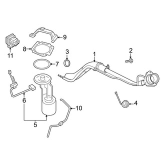 Ford OE - Fuel System Components (Filler & Pump)