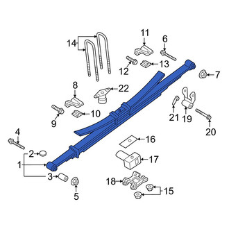 Ford OE - Rear Leaf Spring Assembly