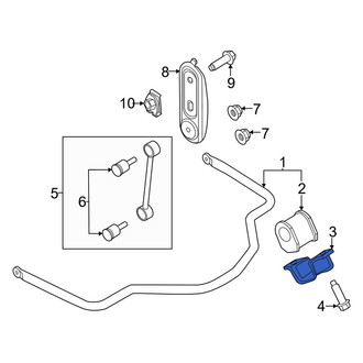 Ford OE - Rear Suspension Stabilizer Bar Bracket