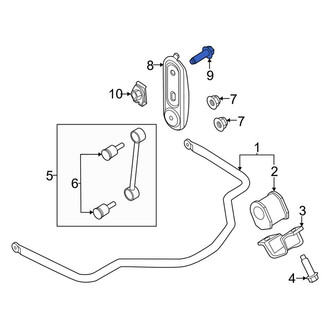Ford OE - Front Suspension Crossmember Bolt