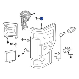Ford OE - Tail Light Clip