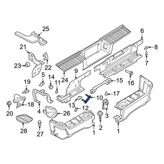 Ford OE - Bumper Face Bar Reinforcement Beam Bolt
