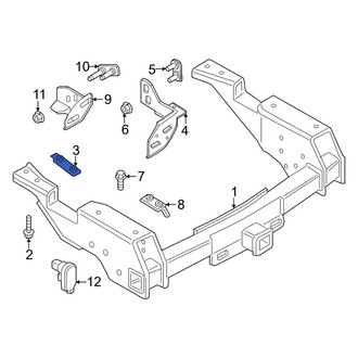 Ford OE - Trailer Hitch Nut