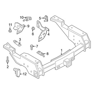 Ford OE - Rear Bumper - Trailer Hitch Components