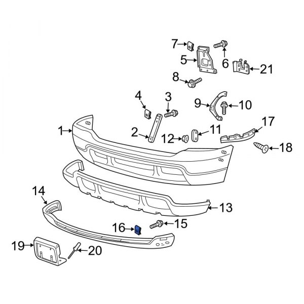 Valance Panel Nut