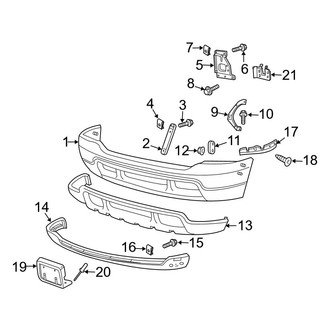 Ford OE - Front Bumper - Bumper & Components (Cab & Chassis - Crew Cab / Cab & Chassis - Conventional)