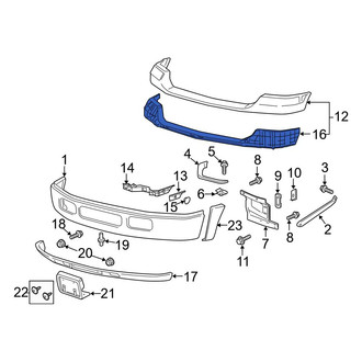 Ford OE - Front Bumper Impact Absorber
