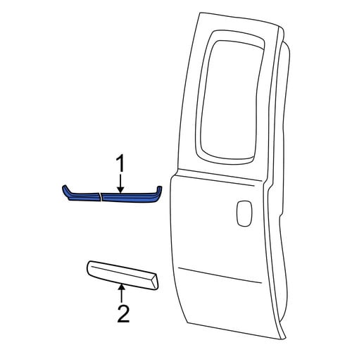 Genuine Ford Door Weatherstrip - OEM Part F81Z-2625596-AA, Keeps Your Ride Looking Fresh & Protects Value - View #10