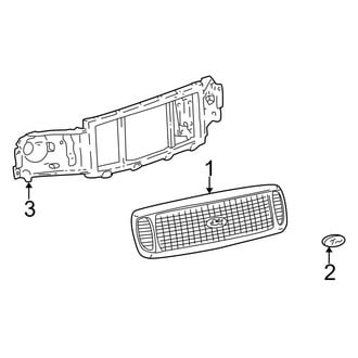 Ford OE - Grille & Components (Cab & Chassis - Crew Cab / Cab & Chassis - Conventional)