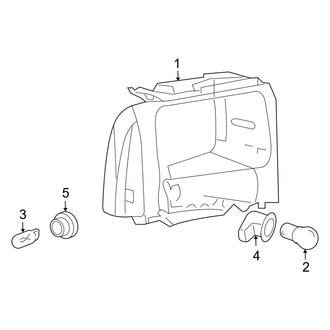 Ford OE - Front Lamps - Park Lamps (Cab & Chassis - Crew Cab / Cab & Chassis - Conventional)
