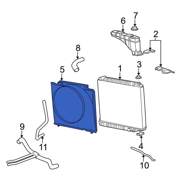 Engine Cooling Fan Shroud