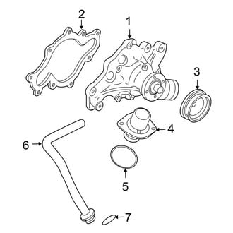 Ford OE - Cooling - Water Pump (Cab & Chassis - Crew Cab / Cab & Chassis - Conventional 6.0L)