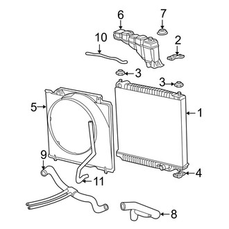 Ford OE - Cooling - Radiator & Components (Cab & Chassis - Crew Cab / Cab & Chassis - Conventional)