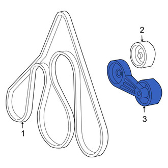 Ford OE - Accessory Drive Belt Tensioner Assembly