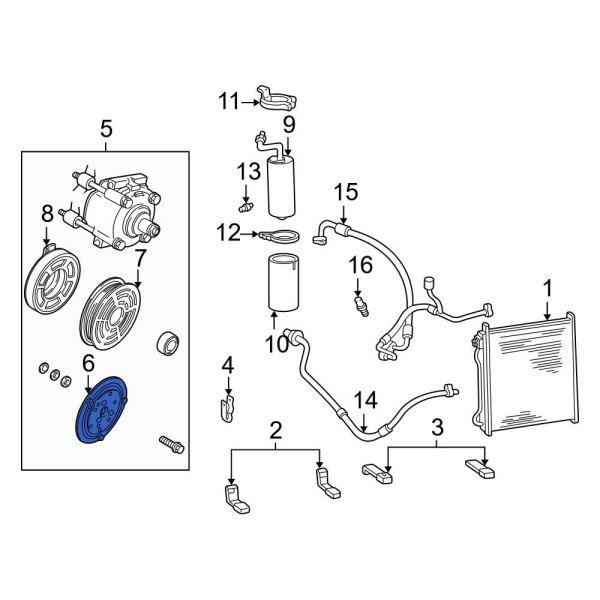 A/C Compressor Clutch Drive