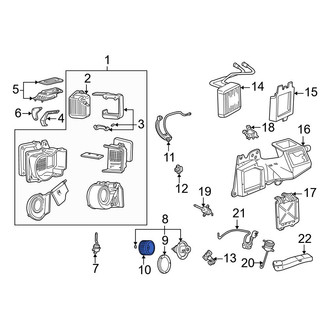 Ford OE - HVAC Blower Motor Wheel