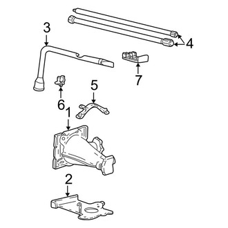 Ford OE - Components under Hood (Jack Storage Compartment), (Cab & Chassis - Crew Cab / Cab & Chassis - Conventional)