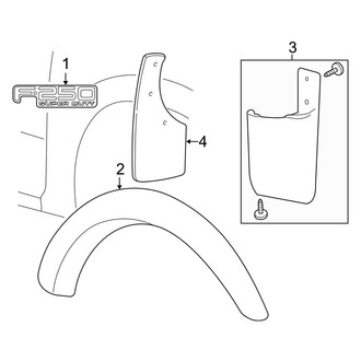 Ford OE - Fender - Exterior Trim (Regular Cab / SuperCab / Crew Cab 5.4L)