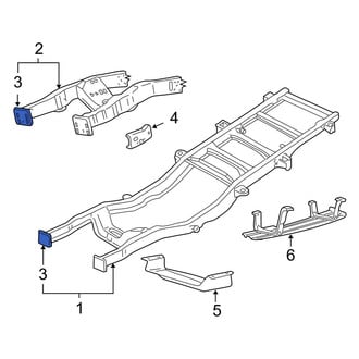 Ford OE - Front Frame Rail End Bracket