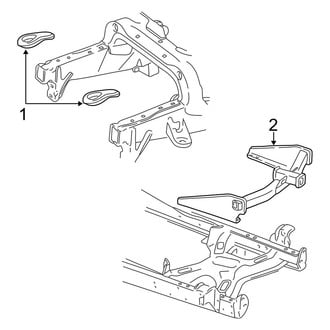 Ford OE - Frame - Tow Hook & Hitch (Cab & Chassis - Crew Cab / Cab & Chassis - Conventional)