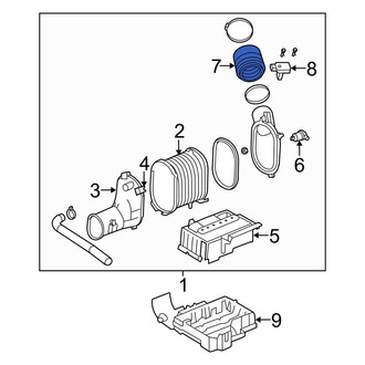 Ford OE - Engine Air Intake Hose