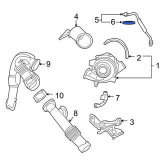 Ford OE - Turbocharger Oil Line O-Ring