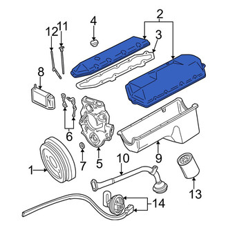 Ford OE - Left Engine Valve Cover