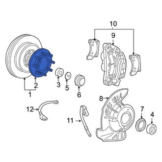 Ford OE - Front Wheel Lug Stud