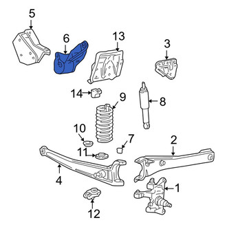 Ford OE - Left Beam Axle Bracket