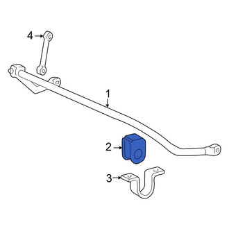 Ford OE - Front Suspension Stabilizer Bar Bushing
