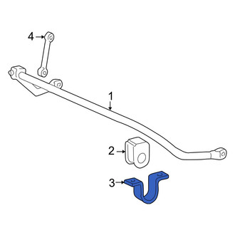 Ford OE - Front Suspension Stabilizer Bar Bracket