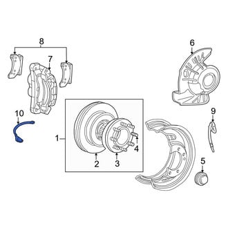 Ford OE - Rear ABS Wheel Speed Sensor