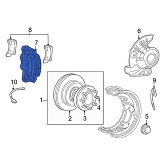 Ford OE - Front Left Disc Brake Caliper