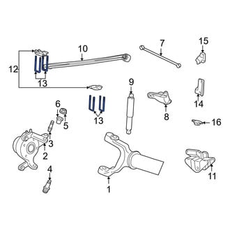 Ford OE - Front Leaf Spring Bolt