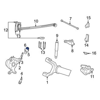 Ford OE - Upper Suspension Ball Joint Nut & Washer