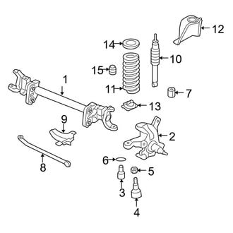 Ford OE - Front Suspension - Suspension Components (Monobeam Axle), (4 X 2)