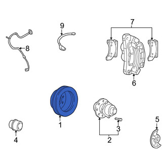 Ford OE - Front Disc Brake Rotor