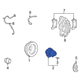 Ford OE - Front Wheel Bearing and Hub Assembly