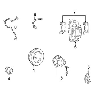 Ford OE - Front Suspension - Brake Components (4 X 4)