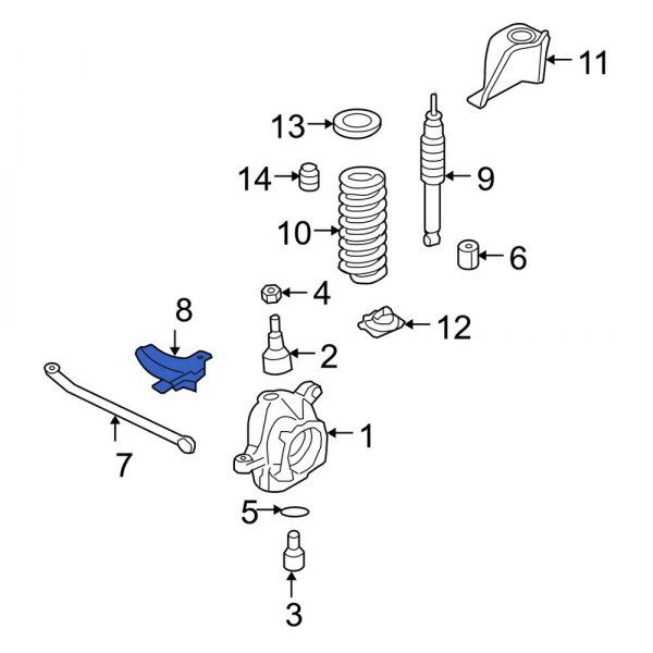 Suspension Track Bar Bracket