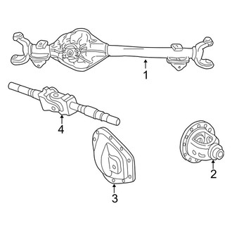 Ford OE - Front Suspension - Carrier & Front Axles (4WD)