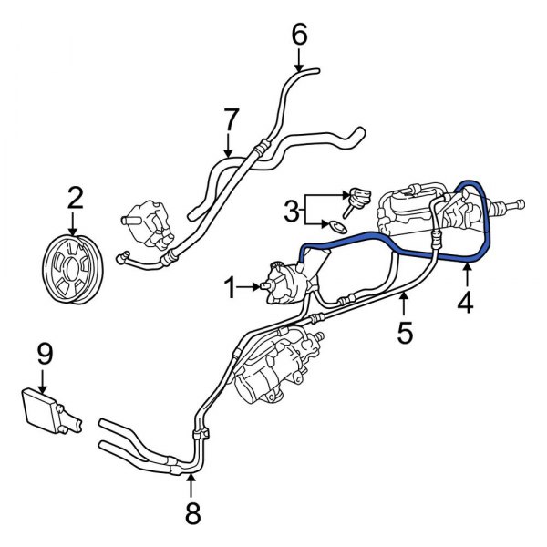 Power Steering Return Hose