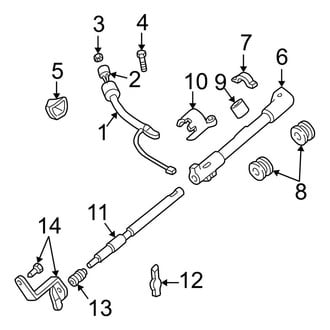 Ford OE - Steering Column - Housing & Components (Transmission Shift Tube)