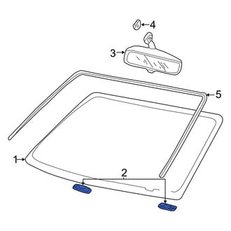 Ford OE - Windshield Spacer